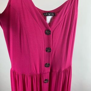 venus waterfall maxi dress